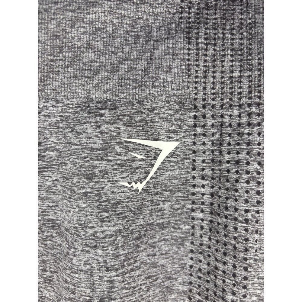 GYMSHARK Leggings Womens XS/S Gray Polka Dot Stretch Workout Athleisure Gym - Picture 7 of 7